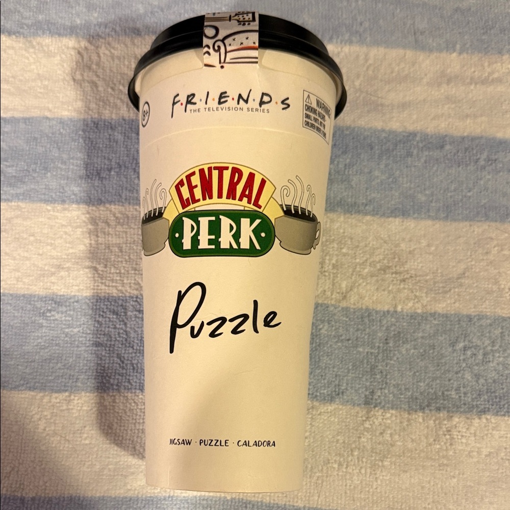 FRIENDS Central Perk Coffee Cup Puzzle - Red, Green, Black, White